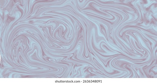 A digitally created image showcasing a mesmerizing blend of pastel blue and mauve tones in a swirling marble pattern.