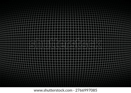 Digitally generated dark black and grey gird pattern
