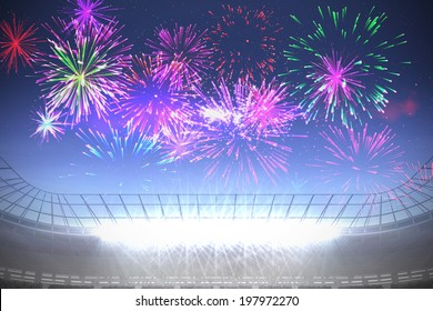 Football Stadium Fireworks High Res Stock Images Shutterstock