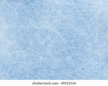 Digitally generated ice rink background with lines