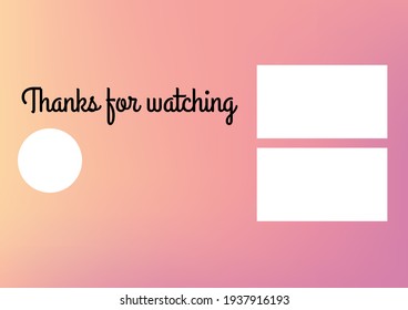 Thank For Watching 图片 库存照片和矢量图 Shutterstock