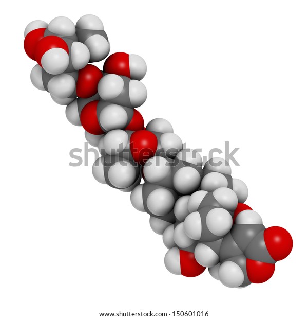 Digoxin Heart Failure Drug Chemical Structure Stock Illustration 150601016