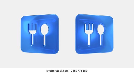 dining 3D icon on isolate white background