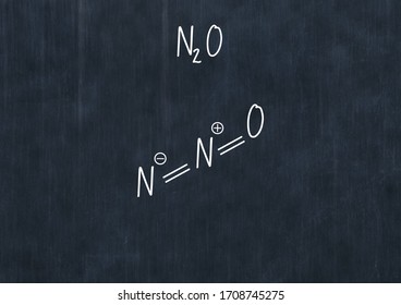 Dinitrogen Monoxide Formula Handwritten Chemical Formula Stock ...