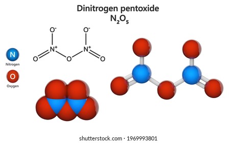 Dinitrogen Pentoxide Nitrogen Pentoxide Formula N2o5 Stock Illustration ...