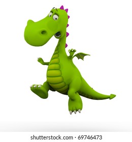 Dino Baby Dragon Jumping Stock Illustration 69746473 | Shutterstock