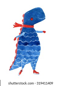 Dino Watercolor