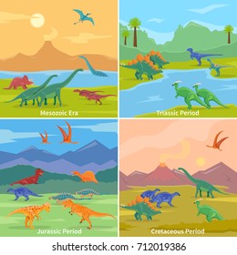 Landforms Collection Educational Labeled Formation Examples: Vetor ...