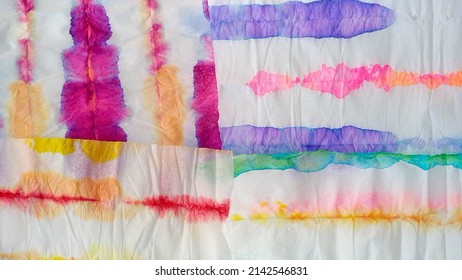 Dip Dye Fabric. Green Saturated Sketch. Ethnic Wallpaper. Vivid Blank Surface. Decorative Ornament. Simple Shape. Dirty Traditional Parchment. Rainbow Dip Dye Fabric.