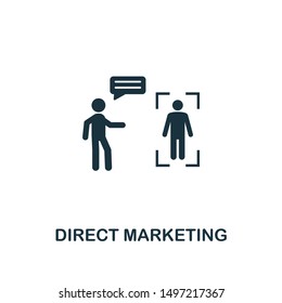 Direct Marketing Icon. Creative Element Design From Content Icons Collection. Pixel Perfect Direct Marketing Icon For Web Design, Apps, Software, Print Usage.