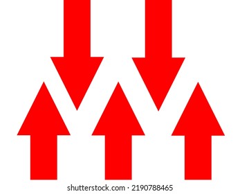 the direction from up and down made mystery background 