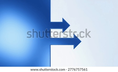 Directional arrow pointing rightwards background