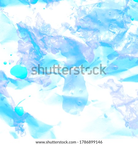 Dirty Graffiti. Light Abstract Smoke Pattern. Brush Oil Color. Pastel acrylic paint texture Ethnic Watercolor Pattern. Turquoise Fabric Pattern. Oil Colored.