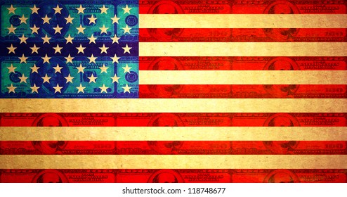 Dirty Money United States Flag