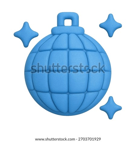 Disco Ball 3d graphical line image