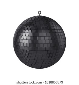 Disco Ball Black Isolated On White Stock Illustration 1818853373 ...