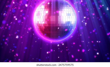Bola disco con luz