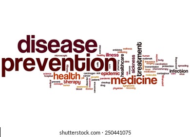 Disease Prevention Word Cloud Concept