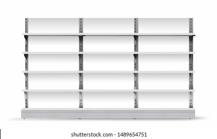 Display Gondola Blank | Shelf Supermarket