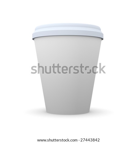Disposable coffee cup	