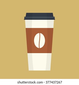 Similar Images, Stock Photos & Vectors of Disposable coffee cup ...