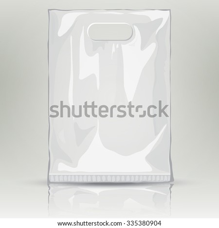 Download Disposable Plastic Bag Mock Template Empty Stock ...