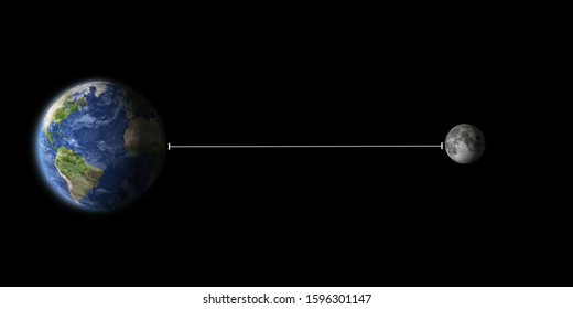 1,802 Earth moon distance Images, Stock Photos & Vectors | Shutterstock