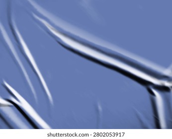 Distorted and blurred image with abstract patterns in shades of blue and gray. Curved lines and gradients create a fluid, flowing appearance. Texture and details are indiscernible due to the blur effect, resulting in a smooth, wavy visual.
