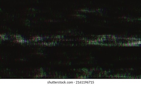 Distorted Noise Screen RGB Pixels Colored Abstract Motion Background