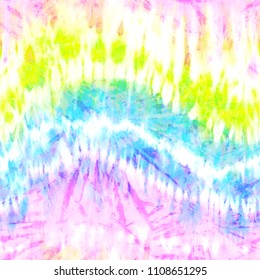 Distorted Rainbow Tie Dye