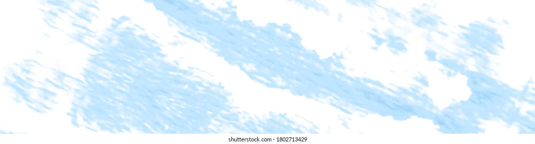 Distressed Brush Texture Pattern. Ink Fluid. Colorful Wavy Lines Illustration. Bohemian Abstract Style. Splattered Chic Abstraction. Air Force Blue, White Distressed Brush Texture Pattern.