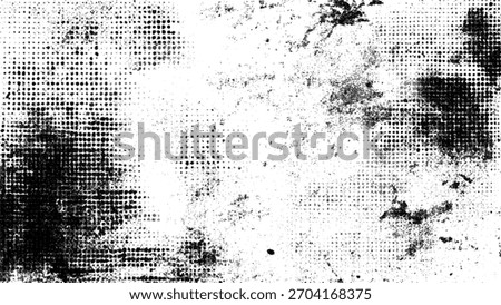 Distressed halftone grunge texture background with old and vintage effects