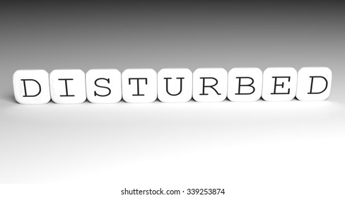 Disturbed word.