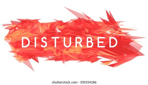 Disturbed word.