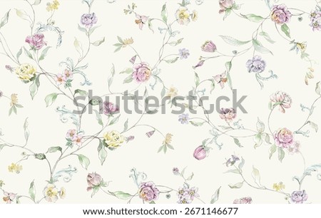 Diverse Delicate Patterned Decorative Paper Selection