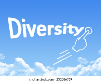 diversity message cloud shape 
