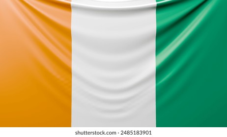 Côte d'Ivoire Nationality Country Flag Background - Powered by Shutterstock