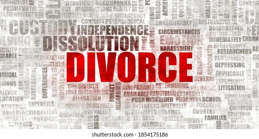 Divorce Separation Concept Abstract Background Concept Stock ...