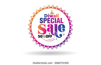 Diwali Festive Special Bumper Big Super Deals Offer Sale Promotion Logo Banner Greeting Design Layout Template With Light Decoration And Auspicious Background