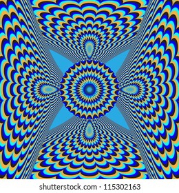 Dizzy Deco Motion Illusion Stock Illustration 115302163 | Shutterstock