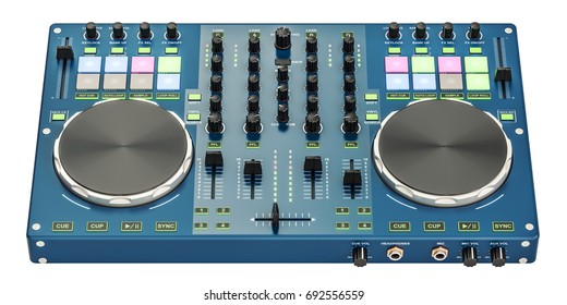 DJ Console, 3D rendering isolated on white background - Powered by Shutterstock