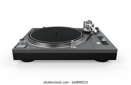 DJ Turntable Isolated