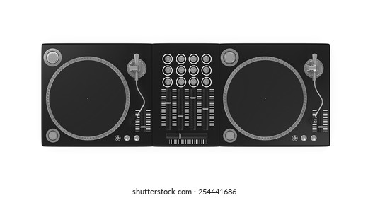 DJ Turntable Isolated