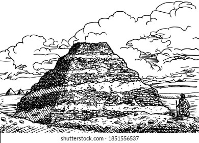 Pyramid of djoser Images, Stock Photos & Vectors | Shutterstock