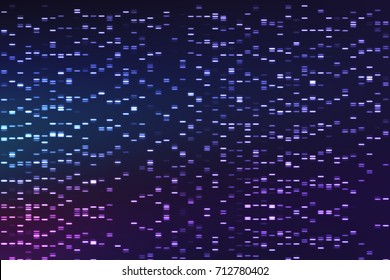 DNA Analysis Concept. Background Of Genome Sequence.