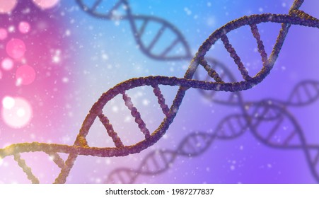 Dna Background Purple Genetic Background Genetic Stock Illustration ...