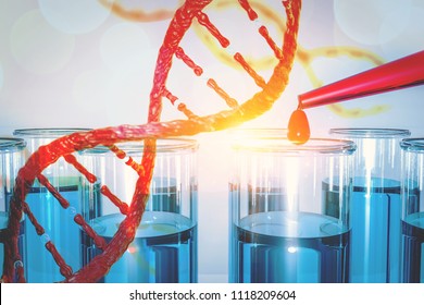 DNA Research Concept DNA Barcodes For Biomedical Research  Mitochondrial DNA 
Prostate Cancer DNA Test 3d Rendering