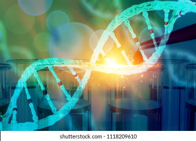 DNA Research Concept DNA Barcodes For Biomedical Research  Mitochondrial DNA 
Prostate Cancer DNA Test 3d Rendering