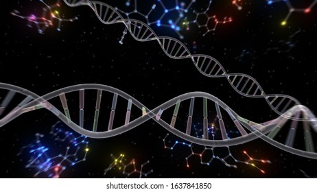 Dna Strand Helix Genome Medical Science Stock Illustration Shutterstock