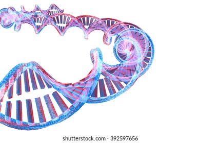 Human Dna Science Background 3d Illustration Stock Illustration ...